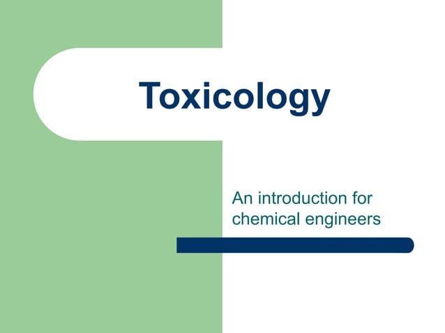 Toxicology.ppt | Lung and Respiratory Health | Diseases and Conditions