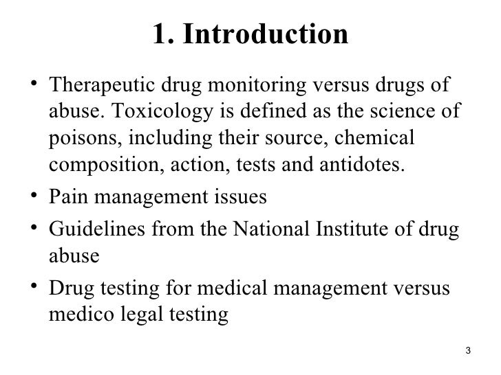 Urine Toxicology Testing
