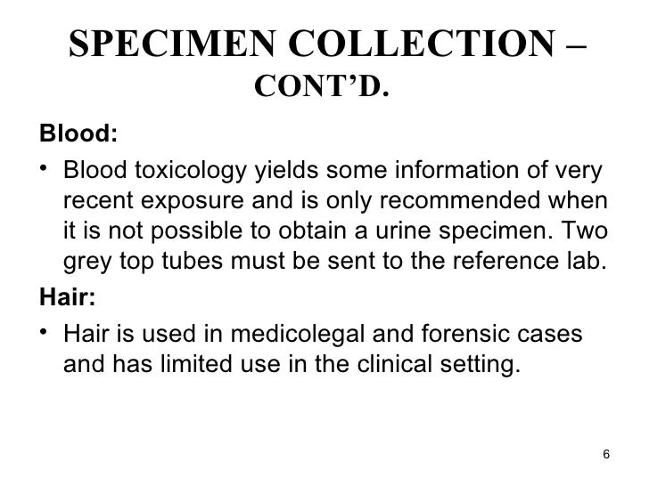 Urine Toxicology Testing