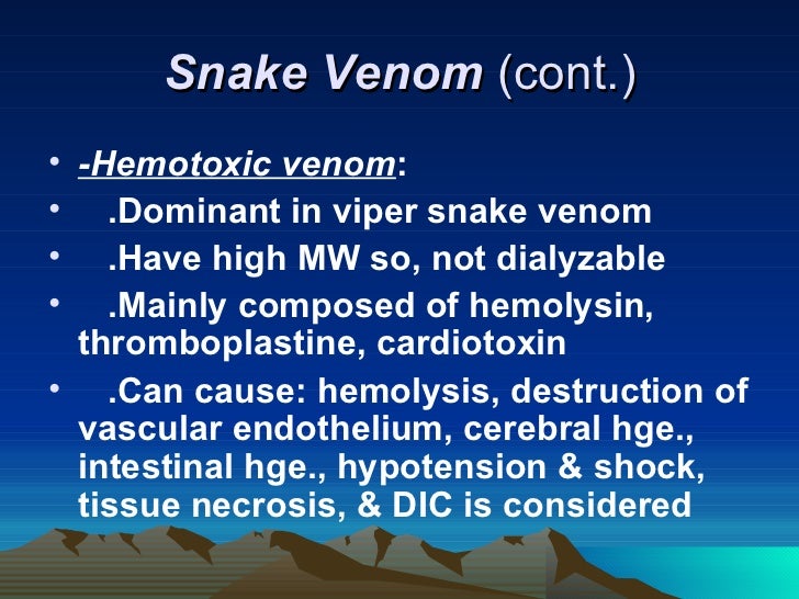 Toxicology of animal poisoning