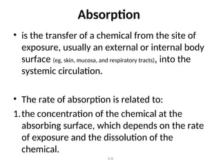 Toxicology part 1 -PRINCIPLES -pharmacodyanamics and kinetics.ppt