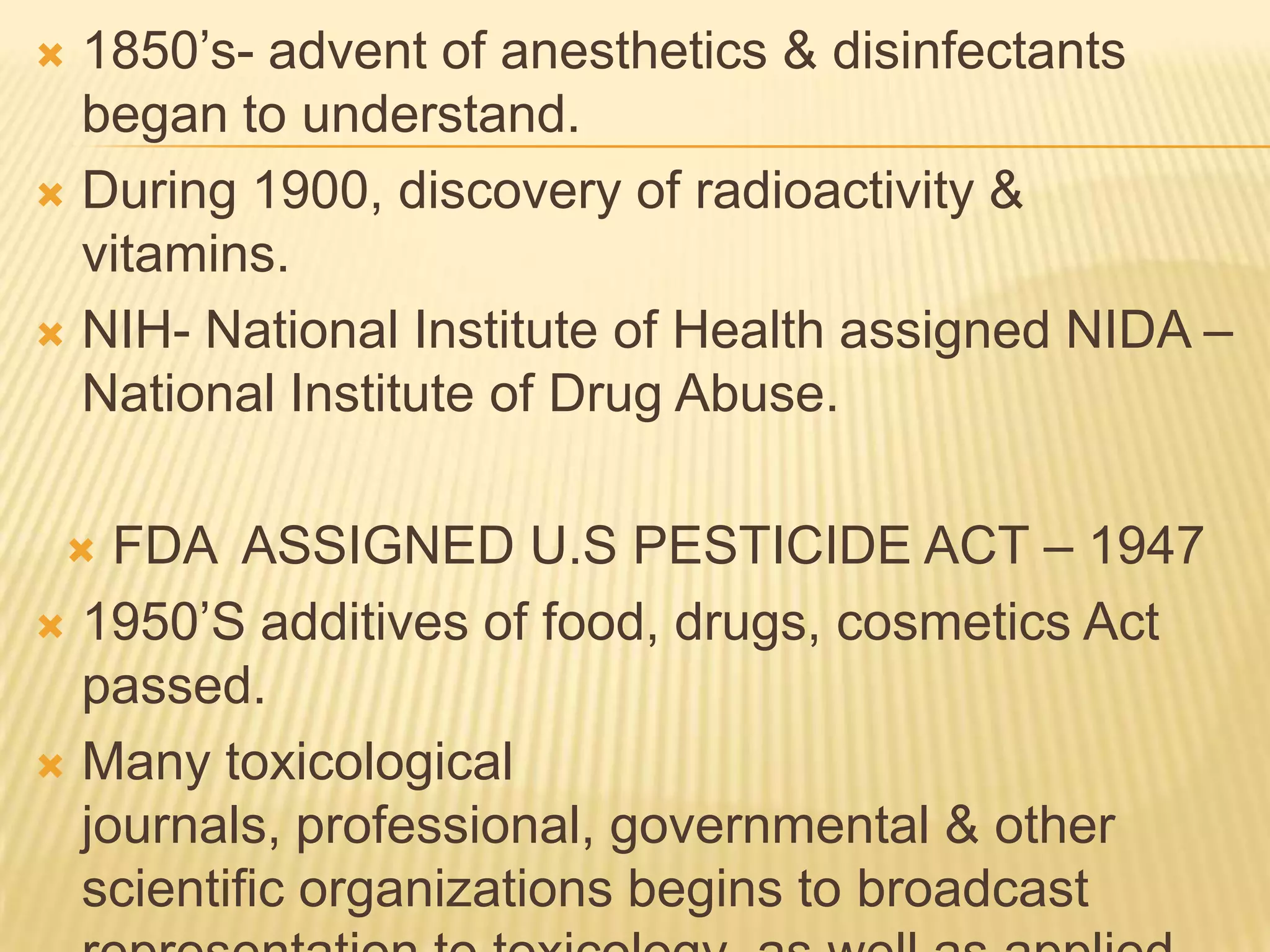 Toxicology | PPTX
