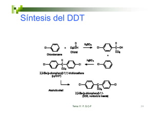 Síntesis del DDT




            Tema 11 F. G.C-F   39
 