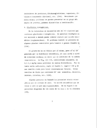 Toxicos en los alimentos....