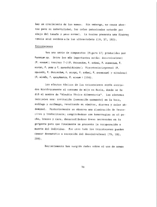 Toxicos en los alimentos....