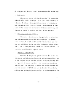 Toxicos en los alimentos....