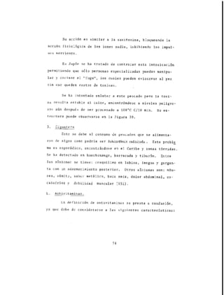 Toxicos en los alimentos....