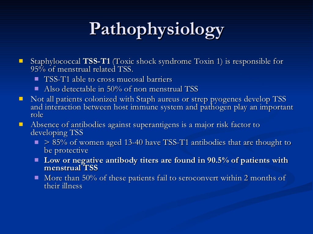 Toxic shock syndrome