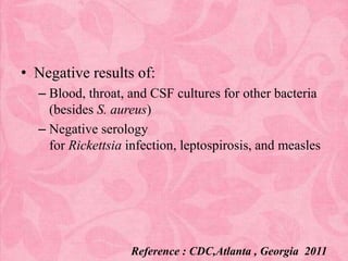 Toxic shock syndrome | PPT