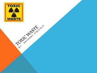 Toxic Waste By : Anthony Cinicola 