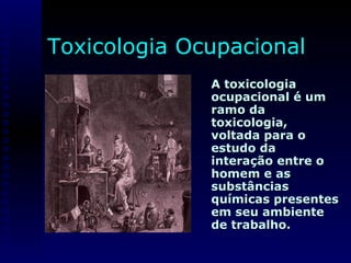 Treinamento Toxcologia industrial