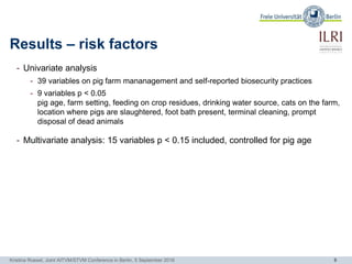 The occurrence of porcine Toxoplasma gondii infections in smallholder production systems in Uganda