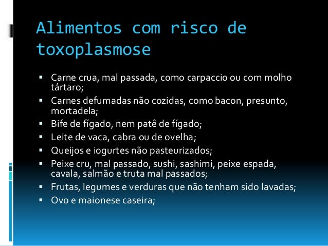 Exame para toxoplasmose
