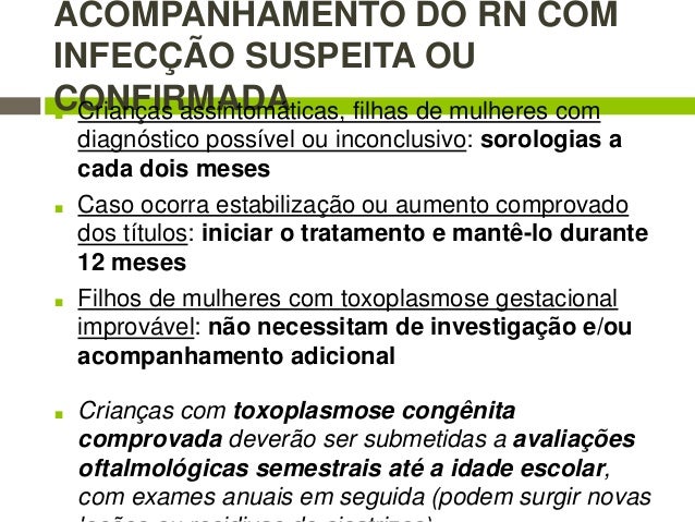 Exames toxoplasmose