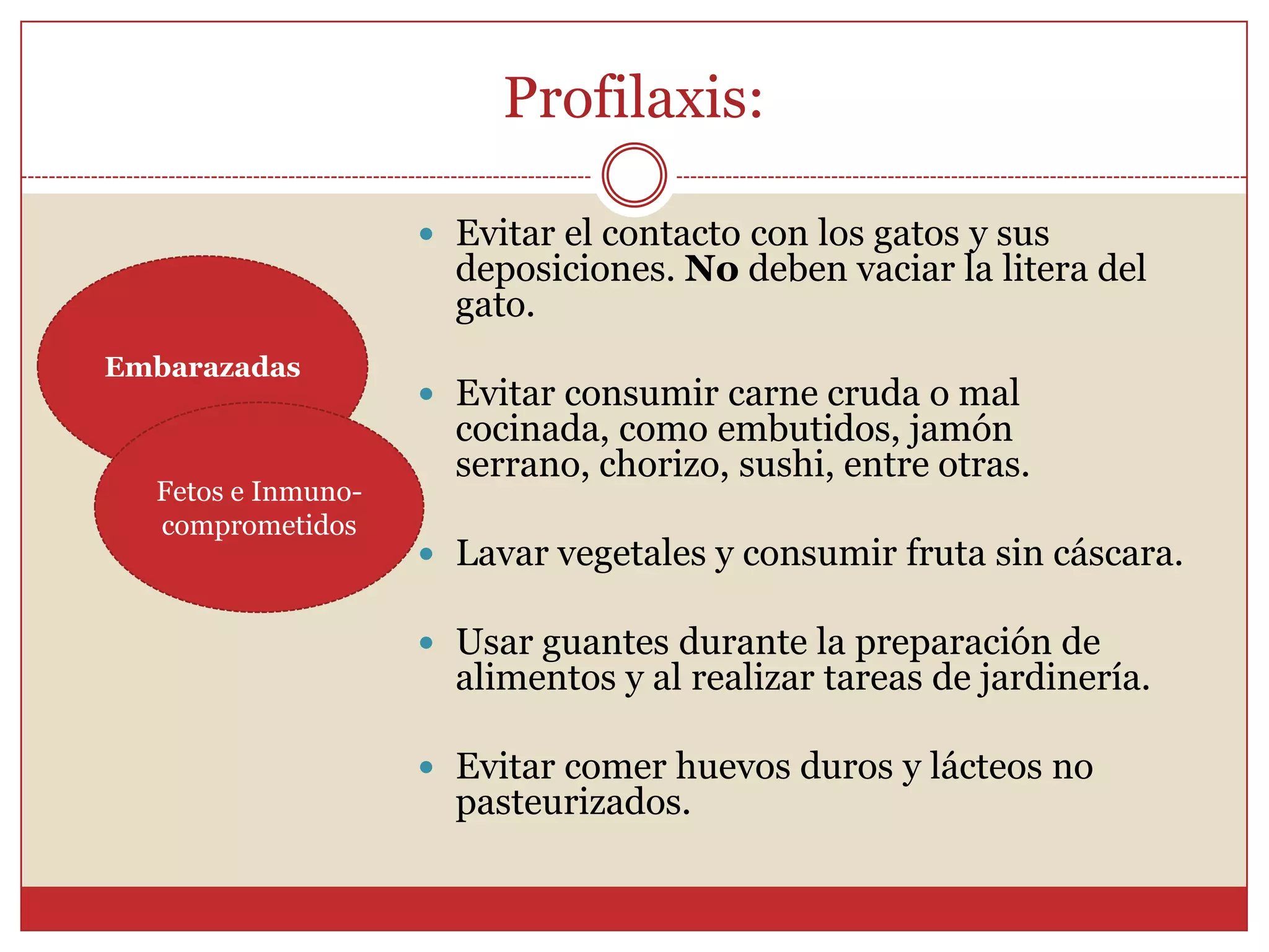 Profilaxis.