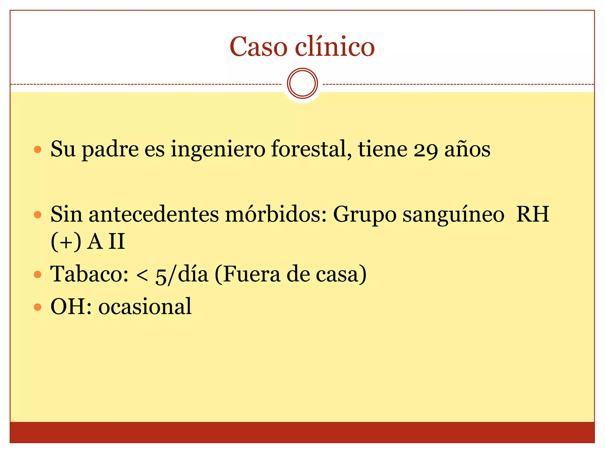 Caso clínicoToxoplasmosis 