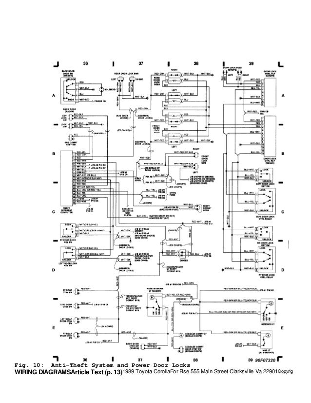 Toyota corolla-wiring-diagram-1998 Wiring Diagram For 1998 Toyota Corolla SlideShare