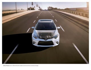 LE Eco Premium shown in Blizzard Pearlwith available moonroof and Driver Convenience Package.
 