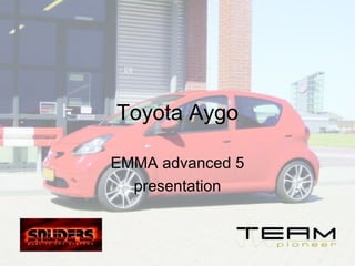 Toyota Aygo EMMA advanced 5 presentation 