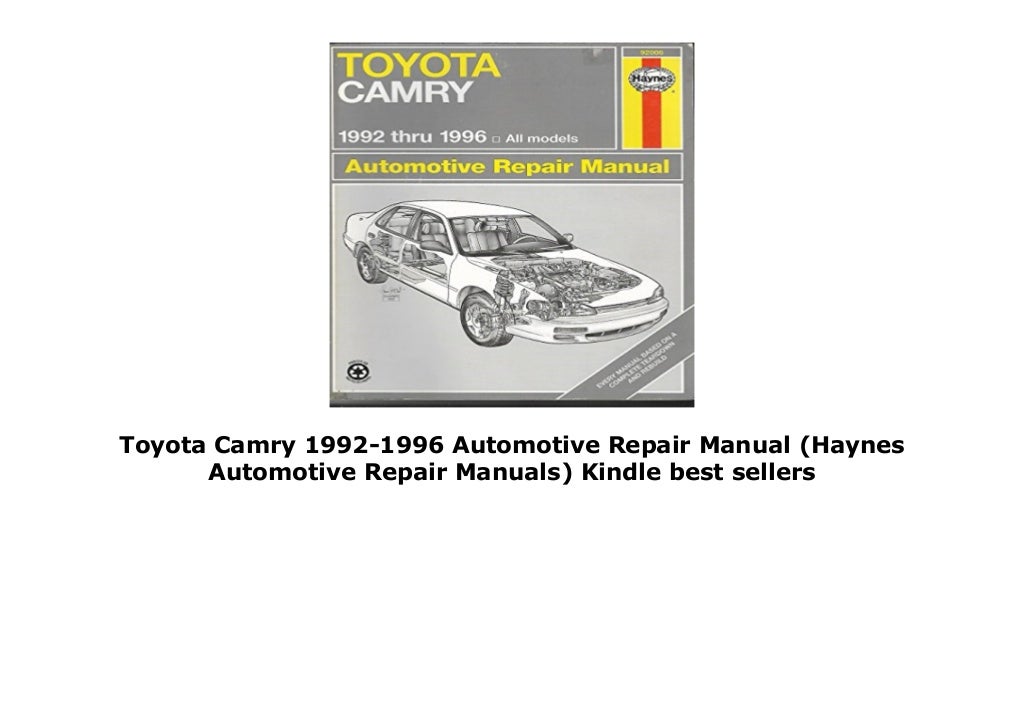 Toyota camry manual