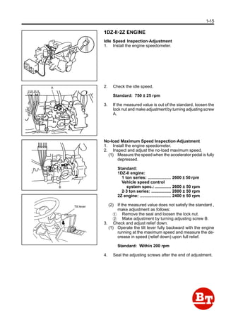 Toyota 42 7 fgf18 forklift service repair manual