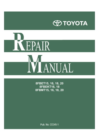 TOYOTA 8FBEKT16 Forklift Service Repair Manual.pdf