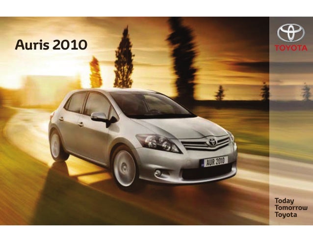 Used Toyota Auris Official Brochure