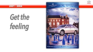 2001 - 2004
Getthe
feeling
 