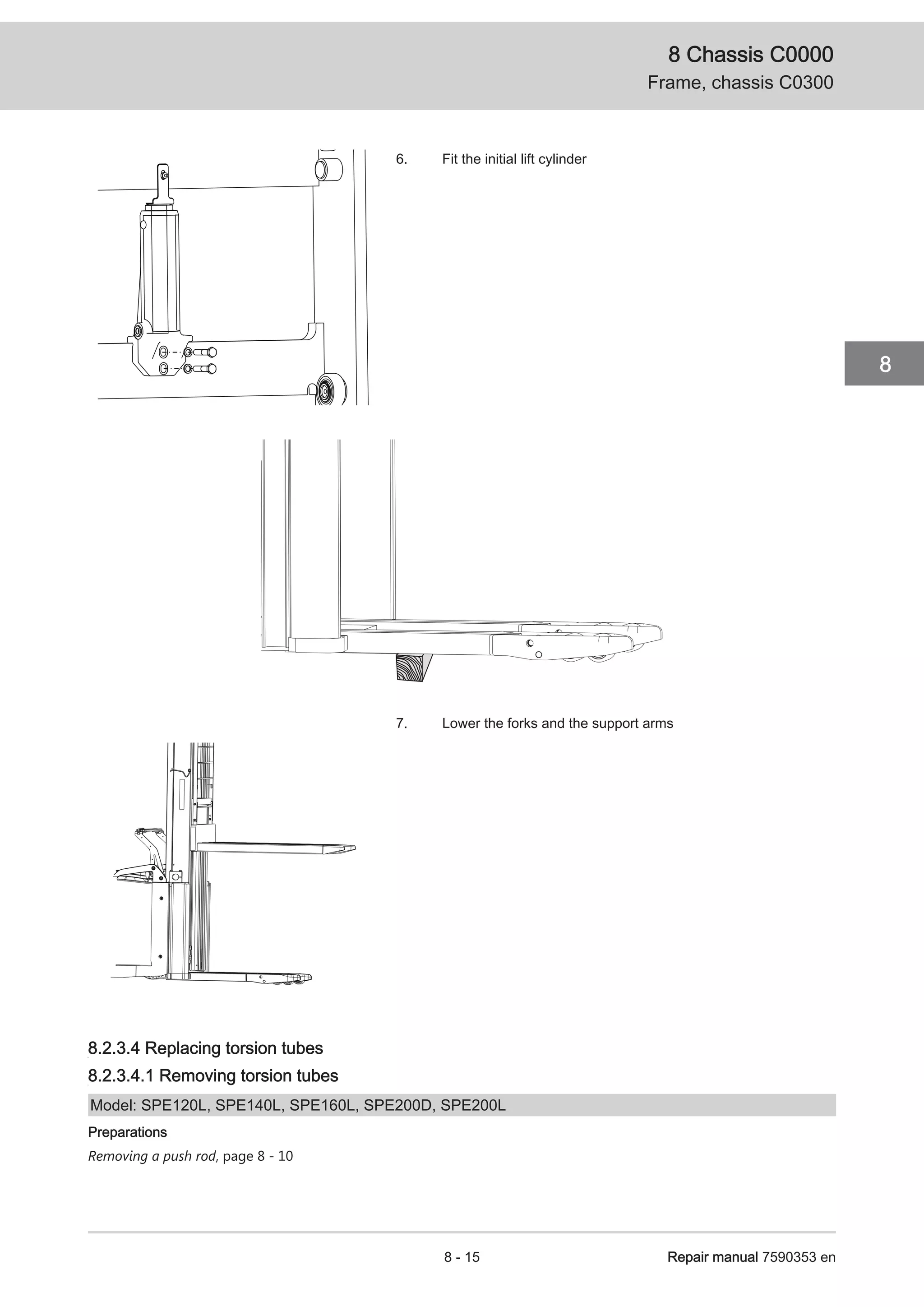 Toyota bt spe160 l electric stacker truck service repair manual | PDF