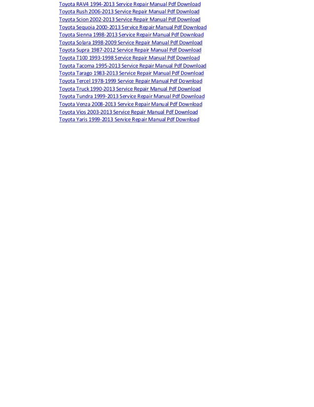 2000 toyota camry repair manual pdf download