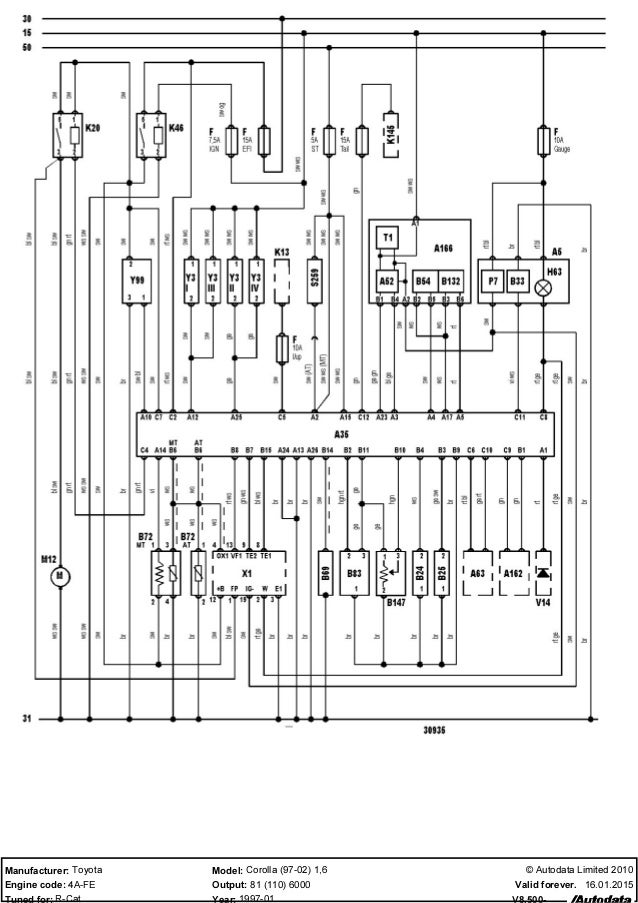 Toyota corolla 1.6 ecu wiring Toyota Electrical Wiring Diagram SlideShare