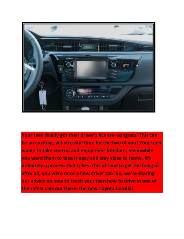 Toyota Corolla best car new drivers