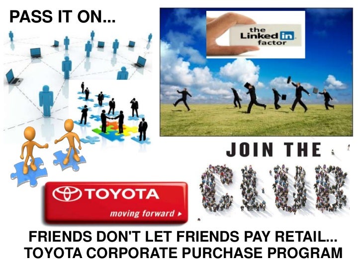 Toyota Corporate Discount Program Final