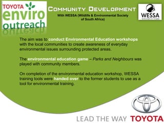 EducationWith Southern Africa Wildlife College 