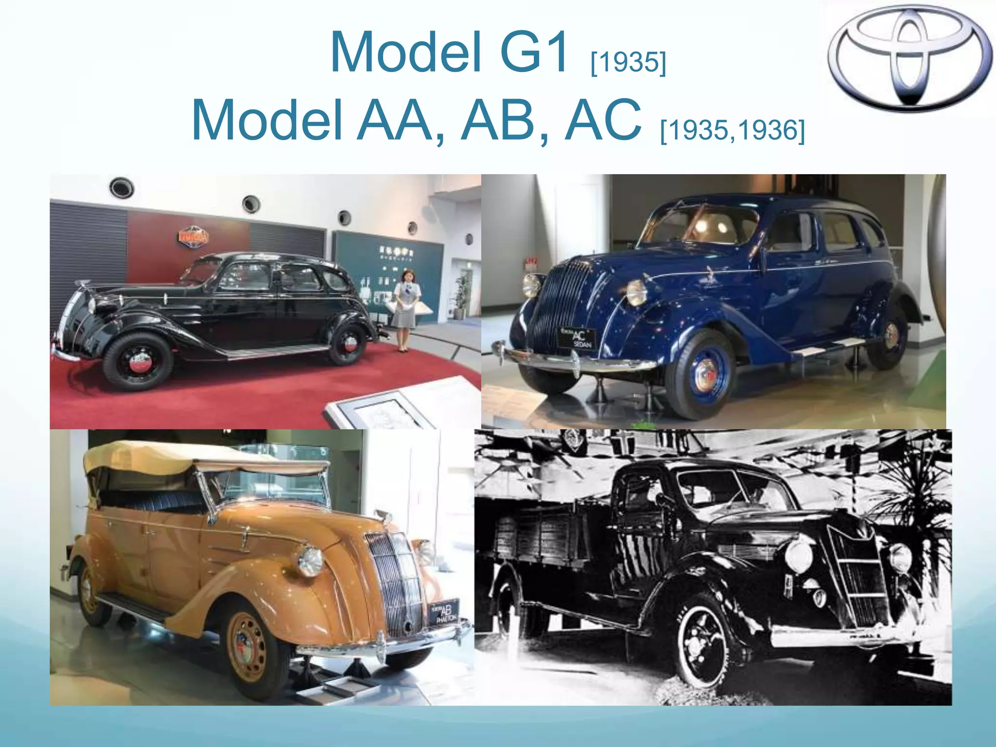 Model G1 [1935]
Model AA, AB, AC [1935,1936]
 