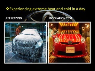 Experiencing extreme heat and cold in a day
REFREEZING INSOLATION TEST
 