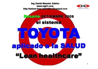 Toyota Lean Healthcare