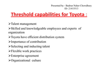 Toyota motor corporation | PPTX