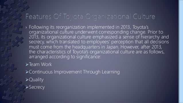 toyota organizational culture case study