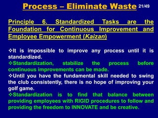 THE TOYOTA WAY 13/49Computer Base Dept (1 min each)Computer Monitor Dept (1 min each)Computer Test Dept (1 min each)Complete processing of first batch of 10 takes 30 minutes