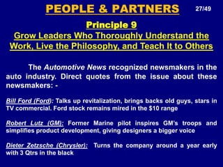 Only two sub-assembly in process at a timeContinuous Flow Example