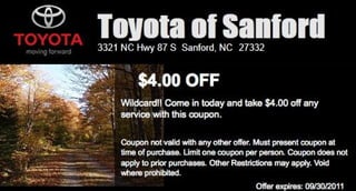 Toyota Service Discount NC | Toyota Dealer near Raleigh