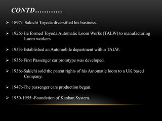 Toyota's jit revolution ppt