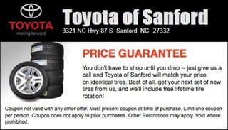 Toyota Tire Price Match NC | Toyota Dealer near Raleigh