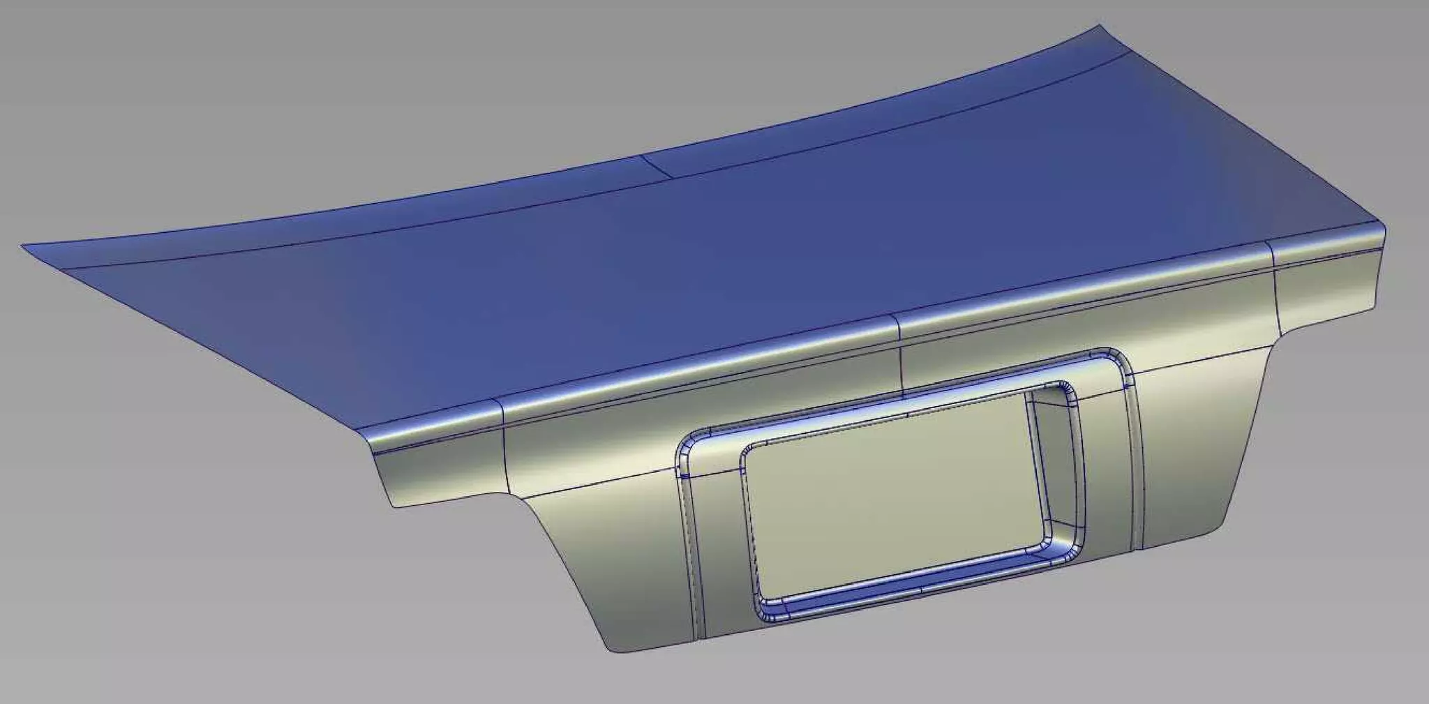 Toyota trunk  Class A in Alias design