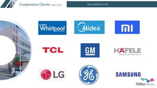 Toyou Industry Co.,ltd
Cooperative Clients-Main Clients
TCL
 