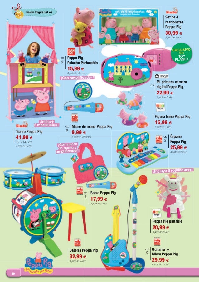 autocaravana peppa pig toy planet