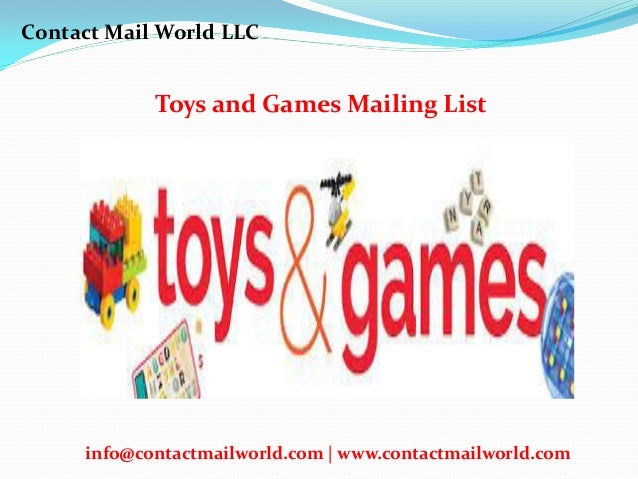 list of toys and games