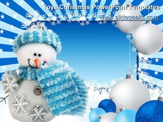 Toys Christmas PowerPoint Templates www.slidegeeks.com 
