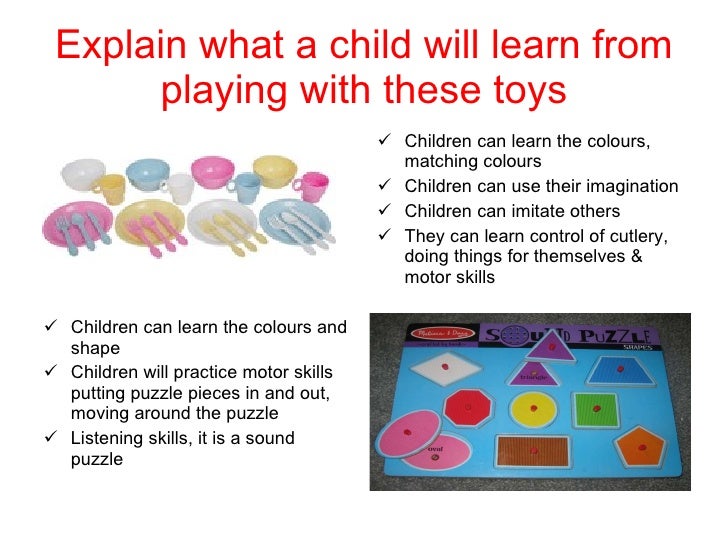 child development play activity assignment